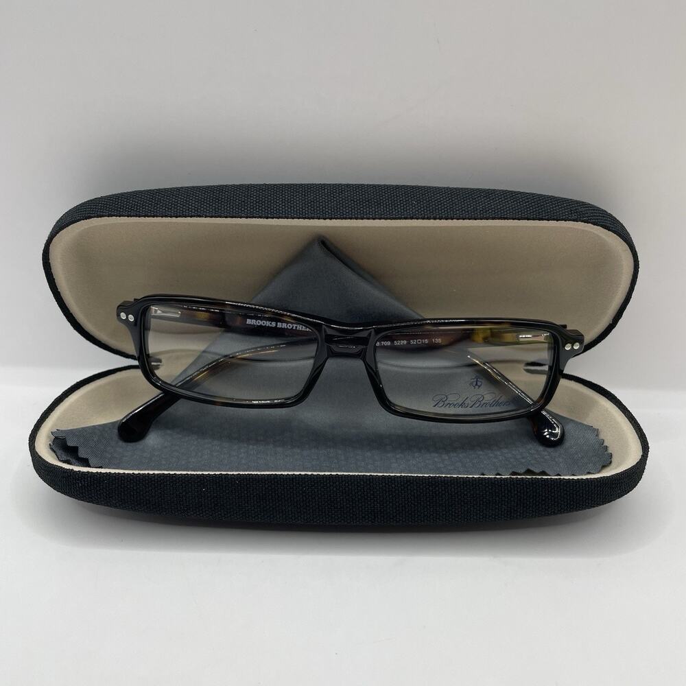 Brooks Brothers Eyeglasses BB 709 5229 Dark Tortoise Frames 52-15-135 NWOT